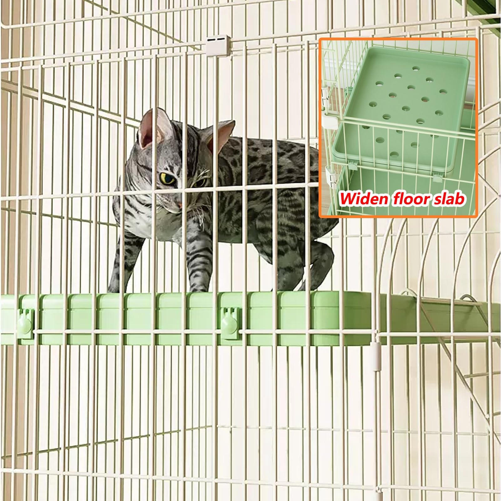 T*K様 猫用 キャットケージ 組み立て式 ワイヤーケージ Amazon.co.jp: 3/4段ワイヤー猫ケージベビーサークル小屋、キャット